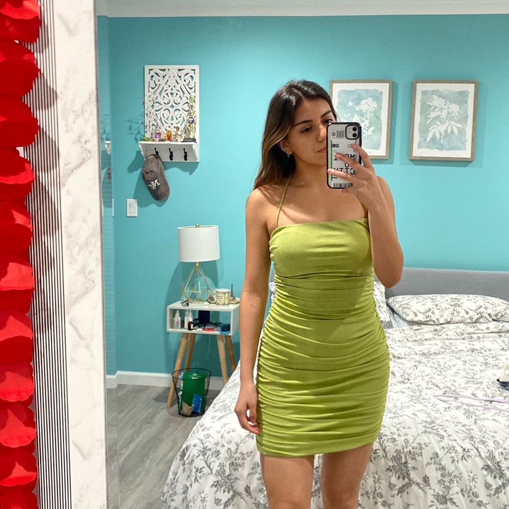 Hello Molly mini green dress